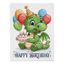 Recherche de dragons mignons posters Vert