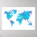 Recherche de aquarelle monde posters Voyage