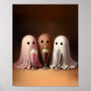 Recherche de fantômes mignons posters Saison effrayante