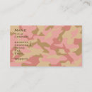 Suche nach rosa camouflage visitenkarten Militär