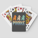 Recherche de caniche jeux de cartes Mignon