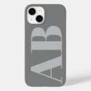 Recherche de modernes iphone coques Initiales