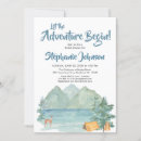 Recherche de camping bridal shower invitations Aventure