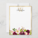 Recherche de floral correspondances cartes Monogramme