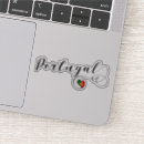Recherche de portugais drapeau autocollants J'aime le portugal