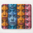 Suche nach das gesicht der frau mousepads Gesichter