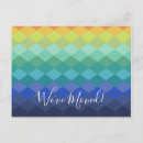 Recherche de formes colorées cartes postales Géométrique