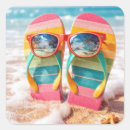 Suche nach flip flops aufkleber Sand