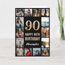 Recherche de 90 ans anniversaire cartes Collage photo