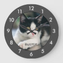 Recherche de chat blanc noir horloges Chaton