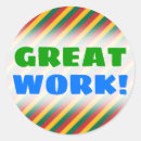 Recherche de travail scolaire autocollants Enseignant