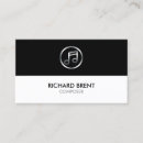 Suche nach für ein lied visitenkarten Musiker