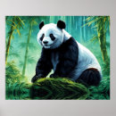 Recherche de panda bleu posters Vert
