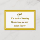 Recherche de audition cartes visite Surdité