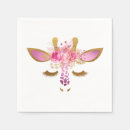 Recherche de girafe rose serviettes Fille