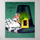 Recherche de good luck posters Four leaf clover