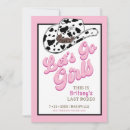 Recherche de pink cowgirl party invitations Dernier rodéo