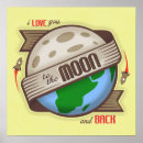 Suche nach love you to the moon poster And back