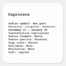 Recherche de capricorne autocollants Étoile