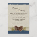 Recherche de pine cone invitations Rustique