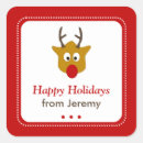 Recherche de renne mignon autocollants Noël