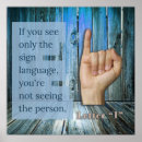 Suche nach gebärdensprache poster Taub