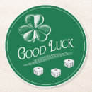 Recherche de shamrock dessous de verres Bonne chance