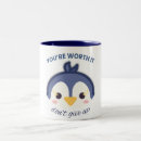 Recherche de cute penguin tasses Bleu