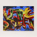 Suche nach graffiti puzzle Blau