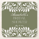 Recherche de vert olive foncé invitations Bride