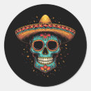 Suche nach zuckerschädel aufkleber Día de los muertos