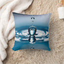 Suche nach wassertropfen kissen Makrofotografie