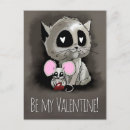 Recherche de be my valentine cartes postales Chaton