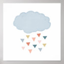 Suche nach regenwolken poster Aquarell