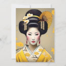 Recherche de japonais traditionnel vœux cartes Geisha