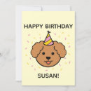 Recherche de caniche vœux cartes Chiot