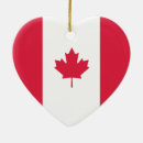 Recherche de drapeau du canada ornements Coeur