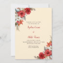 Recherche de rouge orange mariage invitations Rustique