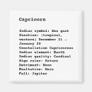 Recherche de signe de naissance magnets Capricorne