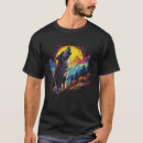 Recherche de loup hurlant lune tshirts Hurler