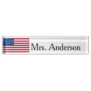 Suche nach amerikanische flagge namensplaketten Lehrer