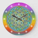 Suche nach heilige geometrie wanduhren Blume des lebens