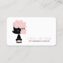 Recherche de caniche cartes visite Animaux