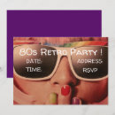 Recherche de partie 80s invitations Années '80