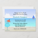 Suche nach beach bridal shower einladungen Cocktail