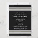 Recherche de black and silver invitations Élégant
