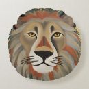 Recherche de visage lion coussins Sauvage