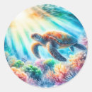 Recherche de peinture de tortue autocollants Océan