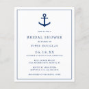 Suche nach nautical bridal shower einladungen Anker