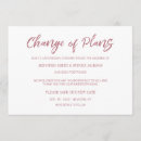 Recherche de plans invitations Changement de plans